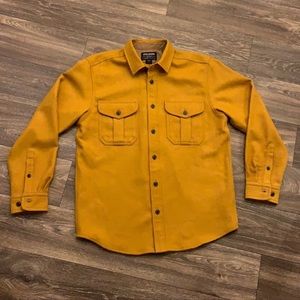 NWOT Filson Mustard Yellow Wool Flannel